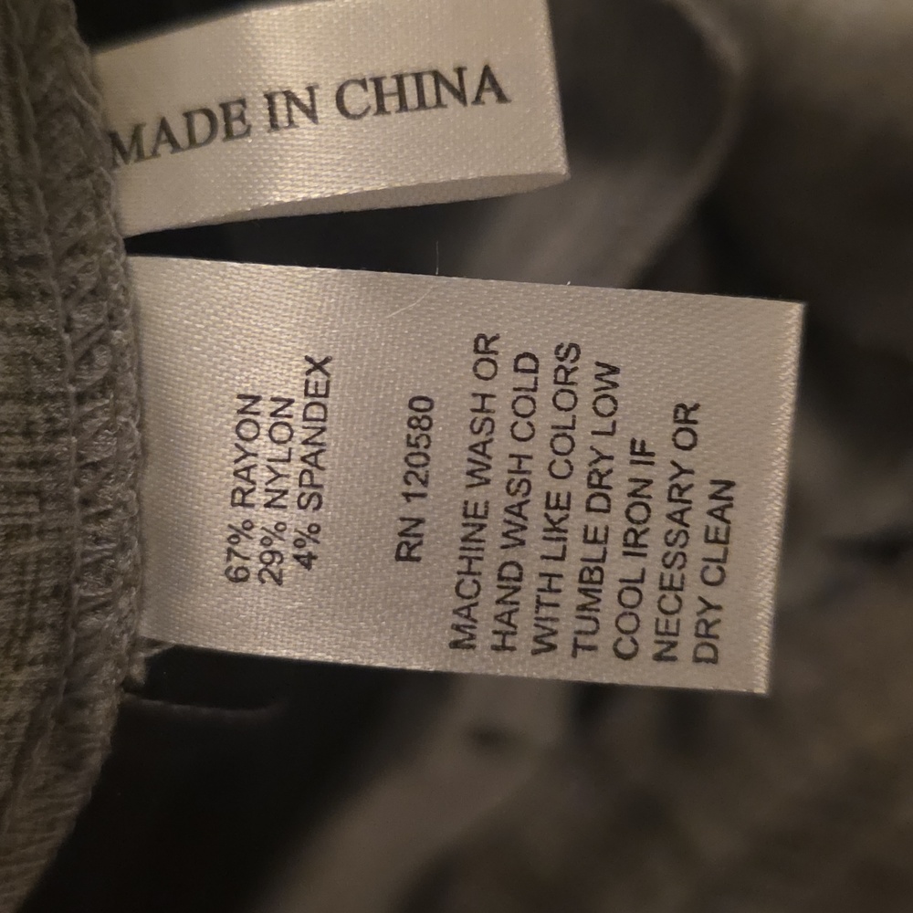 Amanda & Chelsea Gray Drawstring Ankle Pants - Picture 10 of 10